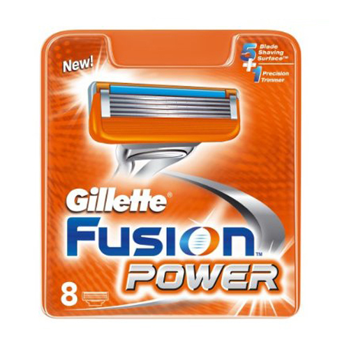 Gillette Náhradní hlavice Gillette Fusion Power 8 ks