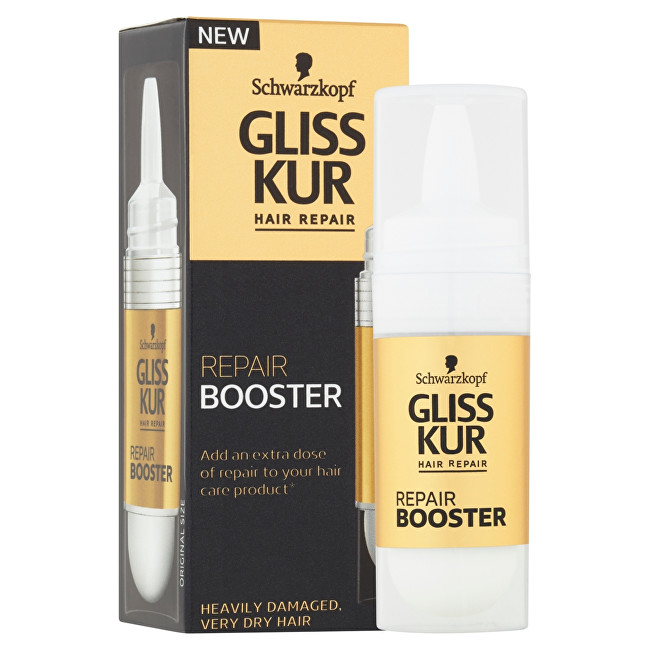 Gliss Kur Zkrášlující regenerační booster pro suché a poškozené vlasy (Repair Booster) 15 ml