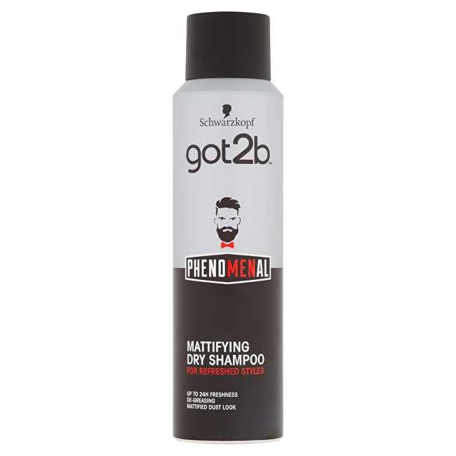 got2b Zmatňující suchý šampon pro muže PhenoMENal (Matifying Dry Shampoo) 150 ml