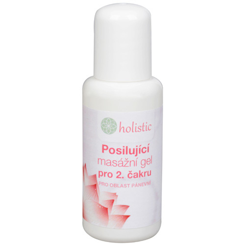 Holistic Posilující masážní gel pro 2. čakru pánevní oblasti 50 ml