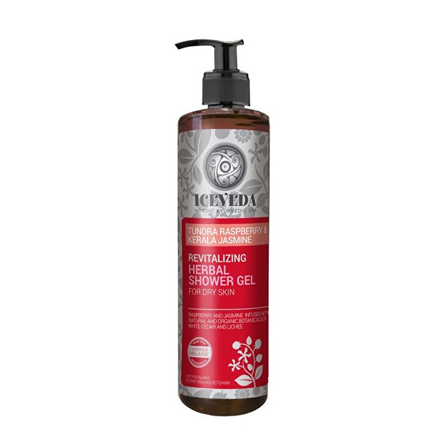 Iceveda Bylinný sprchový gel Revitalizace s malinami z tundry a jasmínem 280 ml