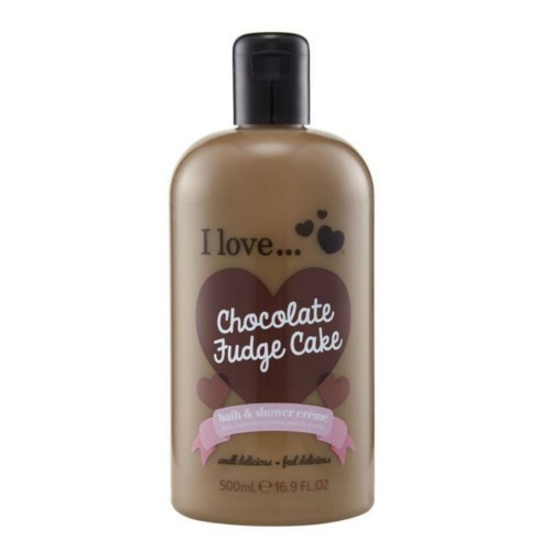 I Love Koupelový a sprchový krém s vůní čokoládového dortu (Chocolate Fudge Cake Bath & Shower Creme) 500 ml