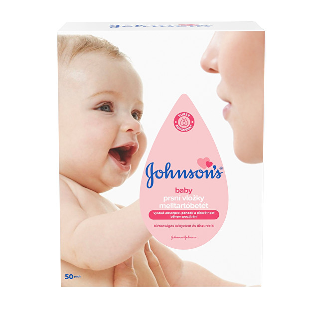 JOHNSON`S Baby Prsní vložky Baby 50 ks