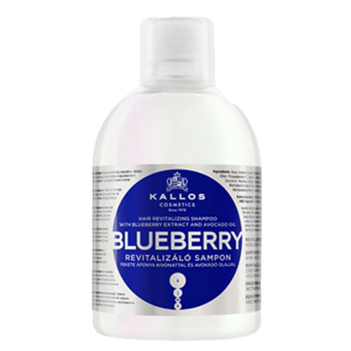 Kallos Revitalizační šampon s výtažkem z borůvek (Blueberry Hair Shampoo) 1000 ml