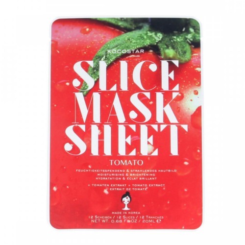 Kocostar Hydratační a rozjasňující plátková maska Rajče (Slice Sheet Mask) 20 ml