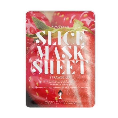 Kocostar Rozjasňující plátková maska Jahoda (Slice Sheet Mask) 20 ml
