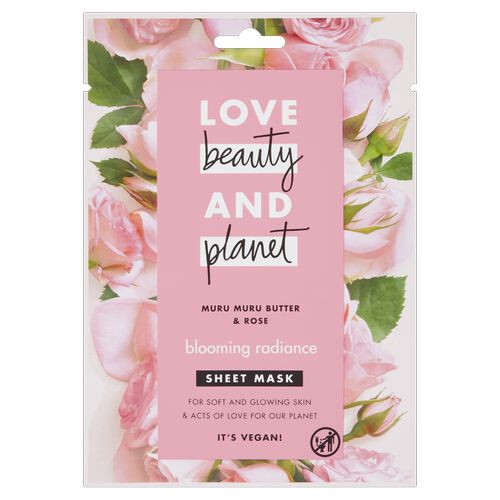 love-beauty-and-planet-textilna-pletova-maska-s-ruzovym-olejom-a-maslom-muru-muru-blooming-radiance-sheet-mask-1-ks-8710447442463