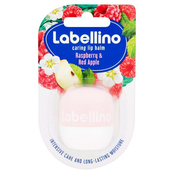 Labello Pečující balzám na rty s vůní maliny a červeného jablka Labellino (Rabsberry &amp; Red Apple Lip Balm) 7 g
