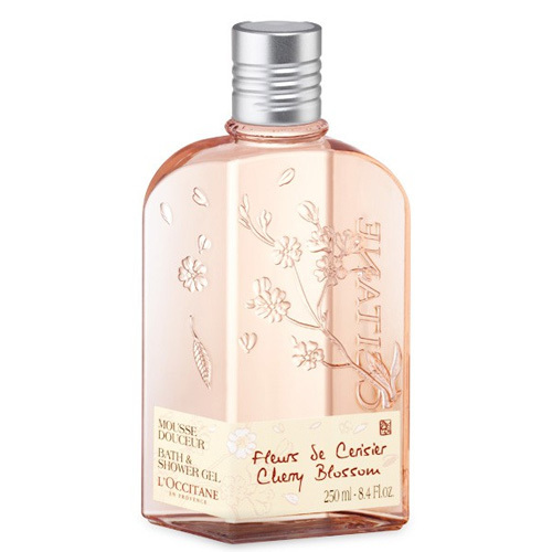 L`Occitane en Provence Koupelový a sprchový gel Třešňový květ (Bath &amp; Shower gel Cherry Blossom) 250 ml