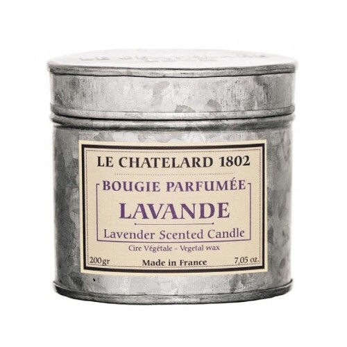 Le Chatelard Svíčka v zinkové krabičce s víčkem Levandule 200 g