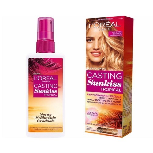 L´Oréal Paris Postupně zesvětlující sprej pro tmavě hnědé až blond vlasy (Casting Sunkiss Tropical) 125 ml