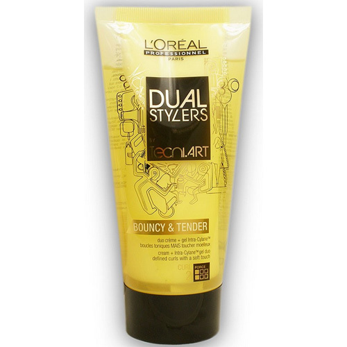 Fotografie Loreal Professionnel Dvousložkový gel krém pro definici vln (Dual Stylers Bouncy&Tender Duo Creame +