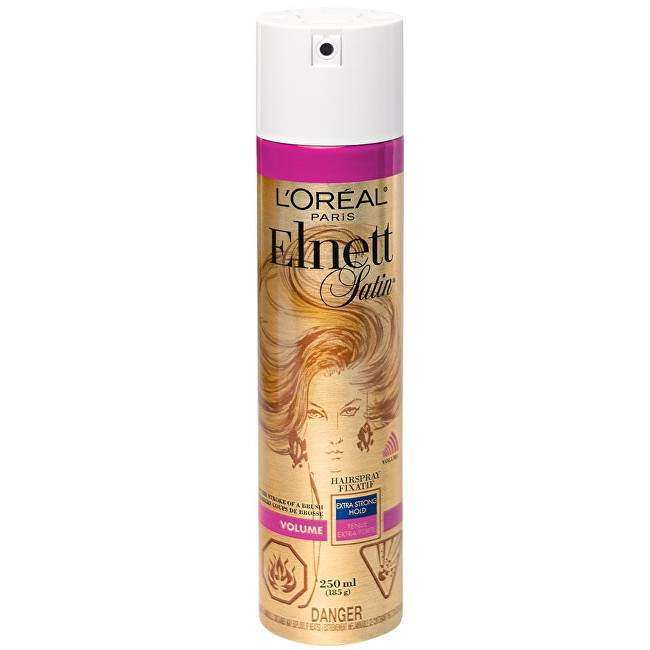 L´Oréal Paris Lak na vlasy s extra silnou fixací pro objem vlasů Elnett Satin (Volume Extra Strong Hair Spray) 250 ml