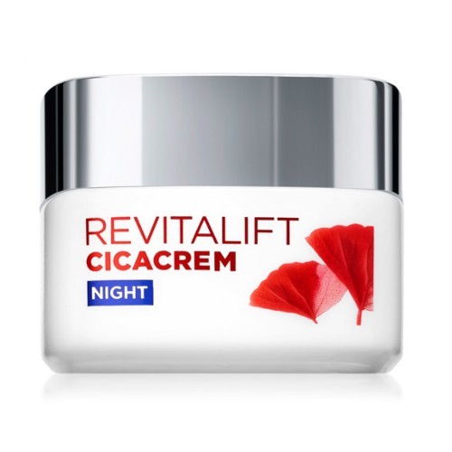 L´Oréal Paris Noční regenerační krém proti stárnutí pleti Revitalift Cicacrem (Anti-Aging & Repairing Wrap Cream) 50 ml