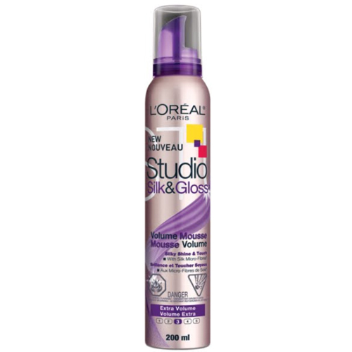 Loreal Paris Objemová pěna na vlasy Studio Line (Silk&Gloss Volume Mousse) 200 ml
