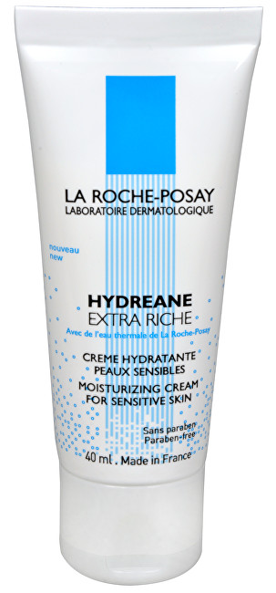 La Roche Posay Hydratační krém pro citlivou pleť Hydreane Extra Riche (Moisturizing Cream For Sensitive Skin) 40 ml - SLEVA - poškozená krabička