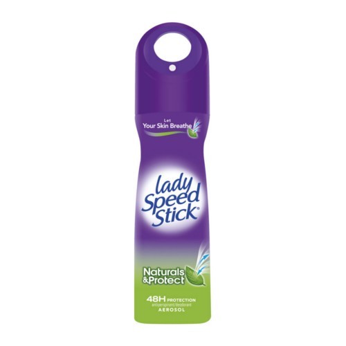 Lady Speed Stick Antiperspirant ve spreji pro celodenní ochranu proti pocení Naturals & Protect (48H Protection Antiperspirant) 150 ml