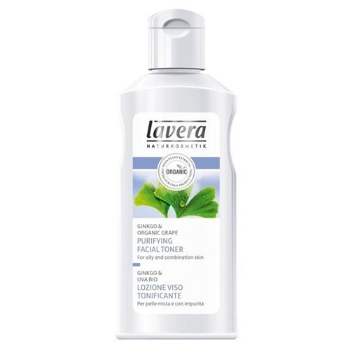 Lavera Čisticí pleťová voda Gingo & Bio hrozen pro smíšenou a mastnou pleť (Purifying Facial Toner) 125 ml