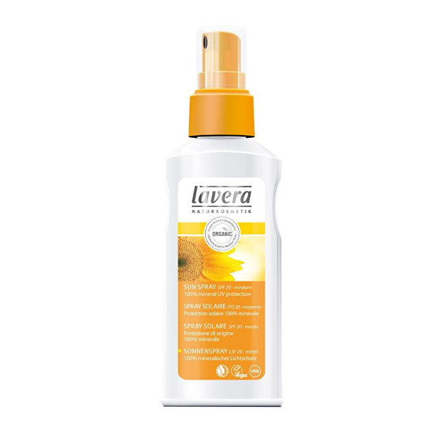 Lavera Opalovací mléko ve spreji pro celou rodinu Sun SPF 20 (Sun Spray) 125 ml