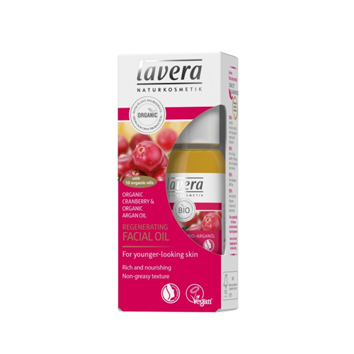Lavera Regenerační olej pro zralou pleť Bio brusinka & Bio arganový olej 30 ml
