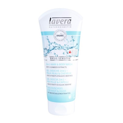 Lavera Sprchový gel na tělo a vlasy Basis Sensitiv (2 In 1 Hair & Body Wash) 200 ml