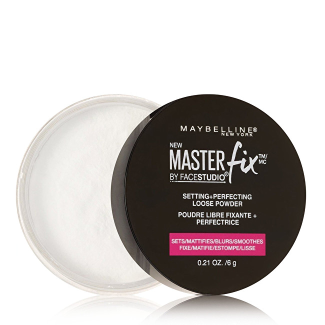 Maybelline Transparentní fixační pudr Master Fix (Setting & Perfecting Loose Powder) 6 g