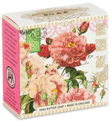 Michel Design Works Luxusní mýdlo v elegantní krabičce Růže (Shea Butter Soap) 100 g