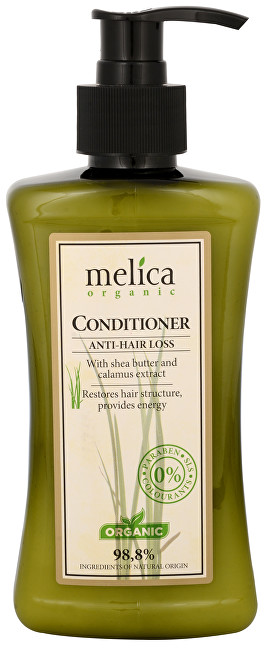 Melica Kondicionér proti vypadávání vlasů se shea máslem a extraktem puškvorce 300 ml