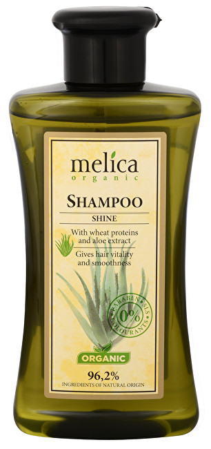 Melica Šampon na vlasy Lesk s pšeničnými proteiny a extraktem Aloe Vera 300 ml