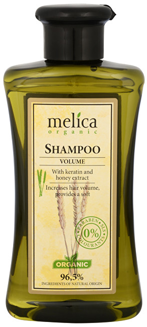 Melica Šampon na vlasy Objem s keratinem a extraktem medu 300 ml