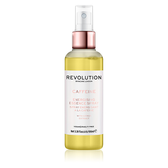 Makeup Revolution Energizující pleťový sprej Skincare Caffeine (Energising Essence Spray) 100 ml