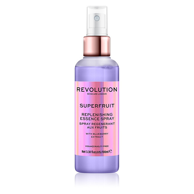 Makeup Revolution Vyplňující pleťový sprej Skincare Superfruit (Replenishing Essence Spray) 100 ml
