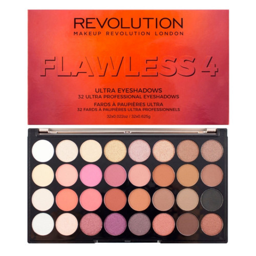 Makeup Revolution Paletka 32 očních stínů Flawless 4 (Eyeshadow Palette) 20 g