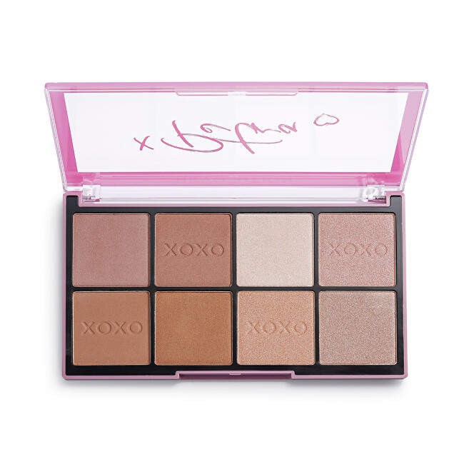 Revolution Paletka na tvář X Petra XOXO (Contour and Highlighter Palette) 16 g