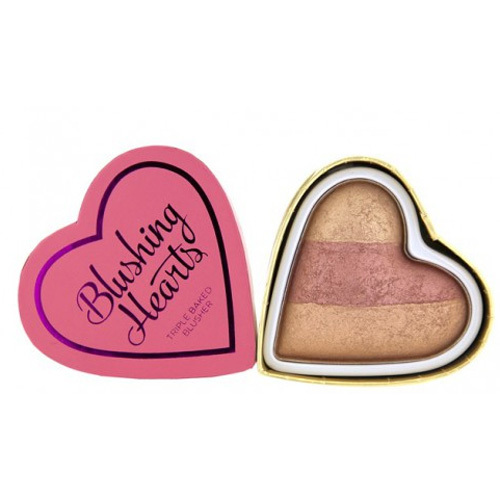Revolution Srdcová tvářenka Srdcová královna (Hearts Blusher Peachy Keen Heart) 10 g