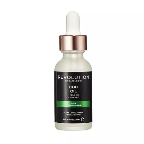 Makeup Revolution Vyživující pleťové sérum s CBD olejem (Skincare Nourishing Oil-CBD) 30 ml
