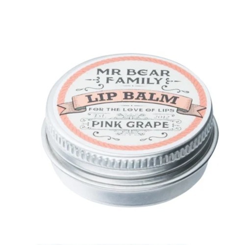 Mr. Bear Balzám na rty pro muže Pink Grape (Lip Balm) 15 ml