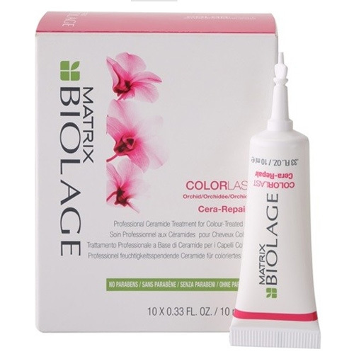 Matrix Intenzivní kúra pro barvené vlasy Biolage Colorlast (Cera-Repair) 10 x 10 ml