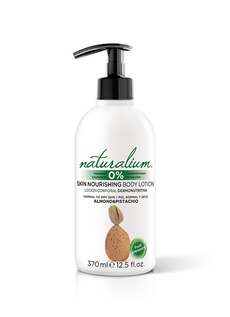 Naturalium Hydratační tělové mléko Mandle a pistácie (Skin Nourishing Body Lotion) 370 ml
