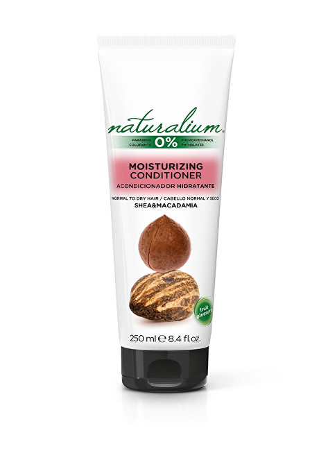 Naturalium Kondicionér pro hydrataci vlasů Bambucké máslo a makadam (Moisturizing Conditioner) 250 ml