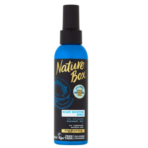 Nature Box Přírodní hydratační sprej na vlasy Coconut Oil (Milky Moisture Spray) 150 ml
