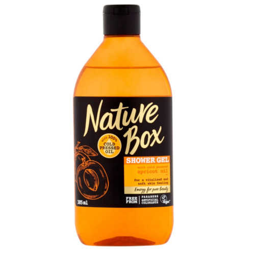 Nature Box Přírodní sprchový gel Apricot Oil (Shower Gel) 385 ml