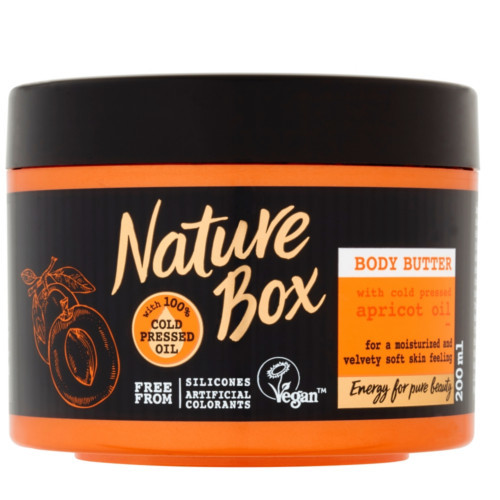 Nature Box Přírodní tělové máslo Apricot Oil (Body Butter) 200 ml