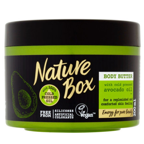 Nature Box Přírodní tělové máslo Avocado Oil (Body Butter) 200 ml