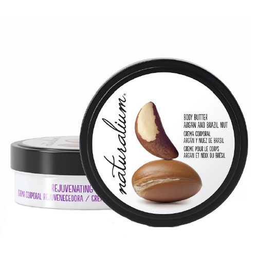 Naturalium Tělové máslo s výtažkem z arganu a para ořechu (Rejuvetaning Body Butter Argan & Brazil Nut) 200 ml