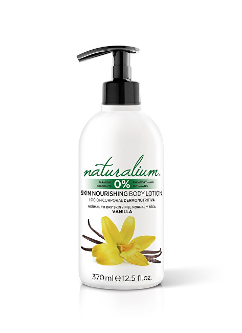 Naturalium Hydratační tělové mléko Vanilka (Skin Nourishing Body Lotion) 370 ml