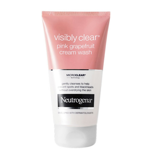 Neutrogena Osvěžující krémová čisticí emulze Visibly Clear (Pink Grapefruit Cream Wash) 150 ml