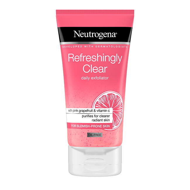 Neutrogena Osvěžující peeling s výtažkem z růžového grepu Pink Grapefruit Refreshingly Clear (Daily Exfoliator) 150 ml