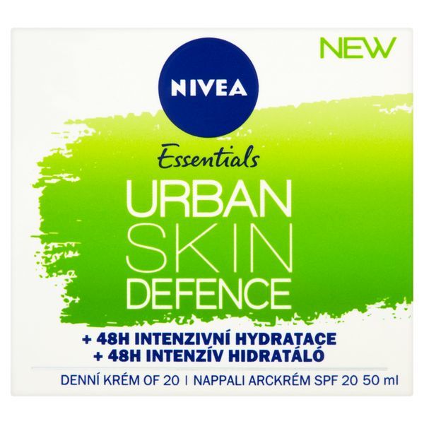 Nivea Antioxidační denní krém Urban Skin Defence Essentials SPF 20 (Day Cream) 50 ml
