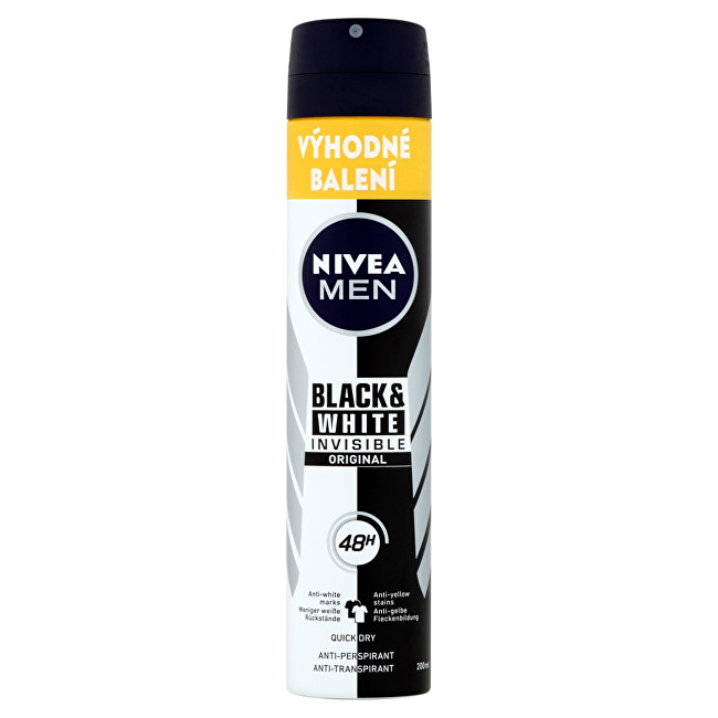 Nivea Antiperspirant pro muže Black &amp; White Original 200 ml